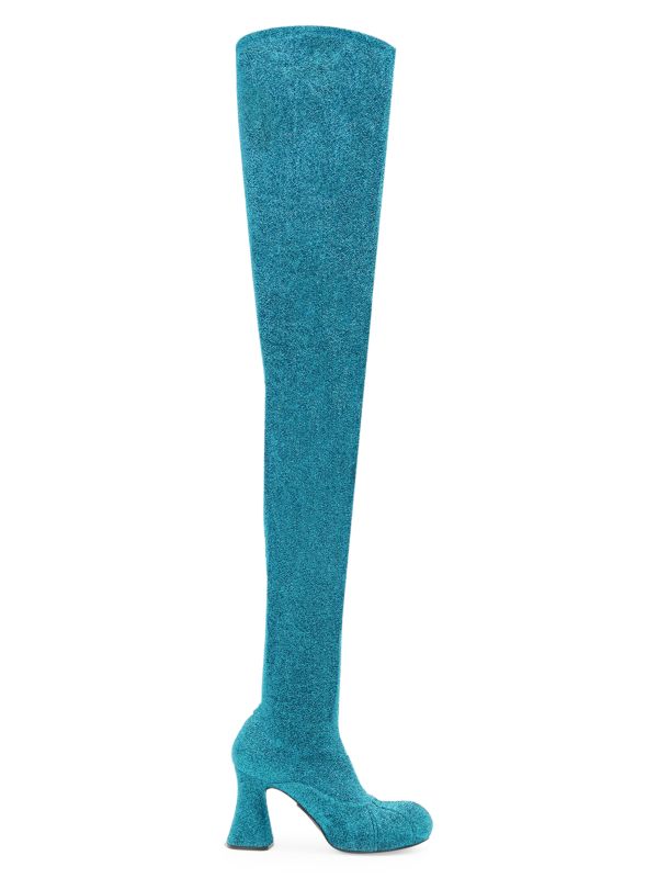 Stella McCartney Groove Lurex Over-The-Knee Boots